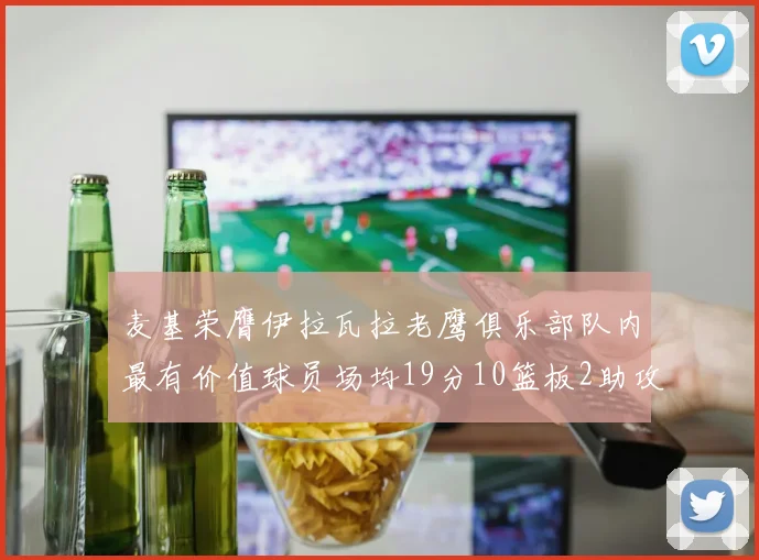 麦基荣膺伊拉瓦拉老鹰俱乐部队内最有价值球员场均19分10篮板2助攻成队内最佳