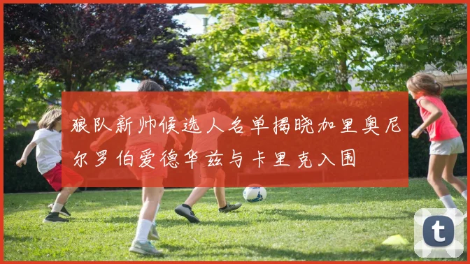 狼队新帅候选人名单揭晓加里奥尼尔罗伯爱德华兹与卡里克入围